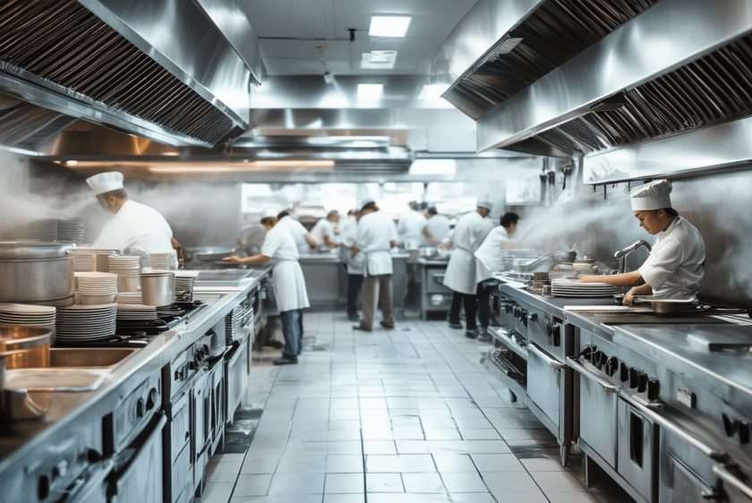 Aurora Cleaning Kitchen